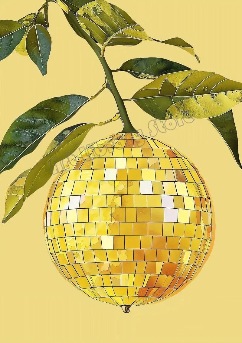 Canvanation 30X45cm / 8 Affiche Fruits Retro