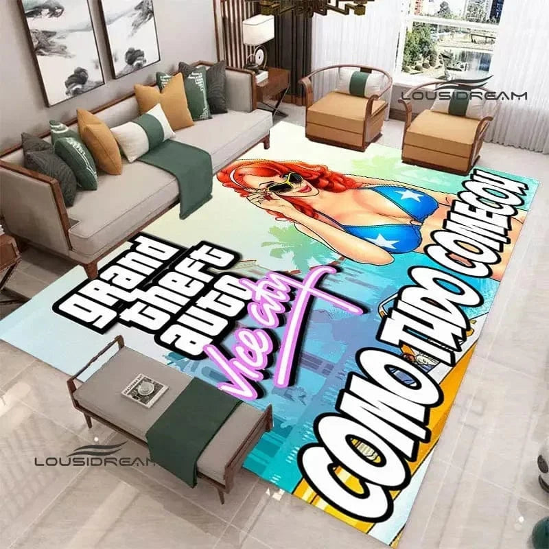 Canvanation 21 / 120x160cm Tapis de Chambre GTA