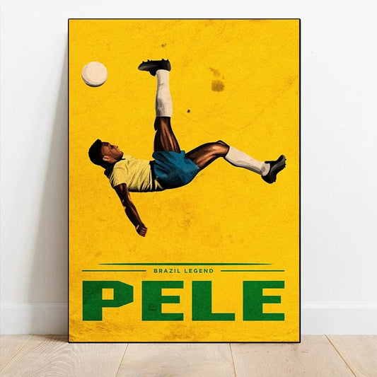 Canvanation Affiche Football - Maradona - Zidane
