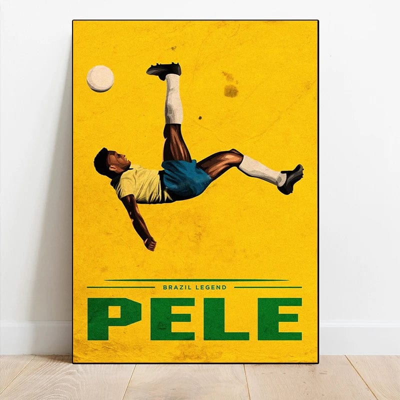 Canvanation Affiche Football - Maradona - Zidane