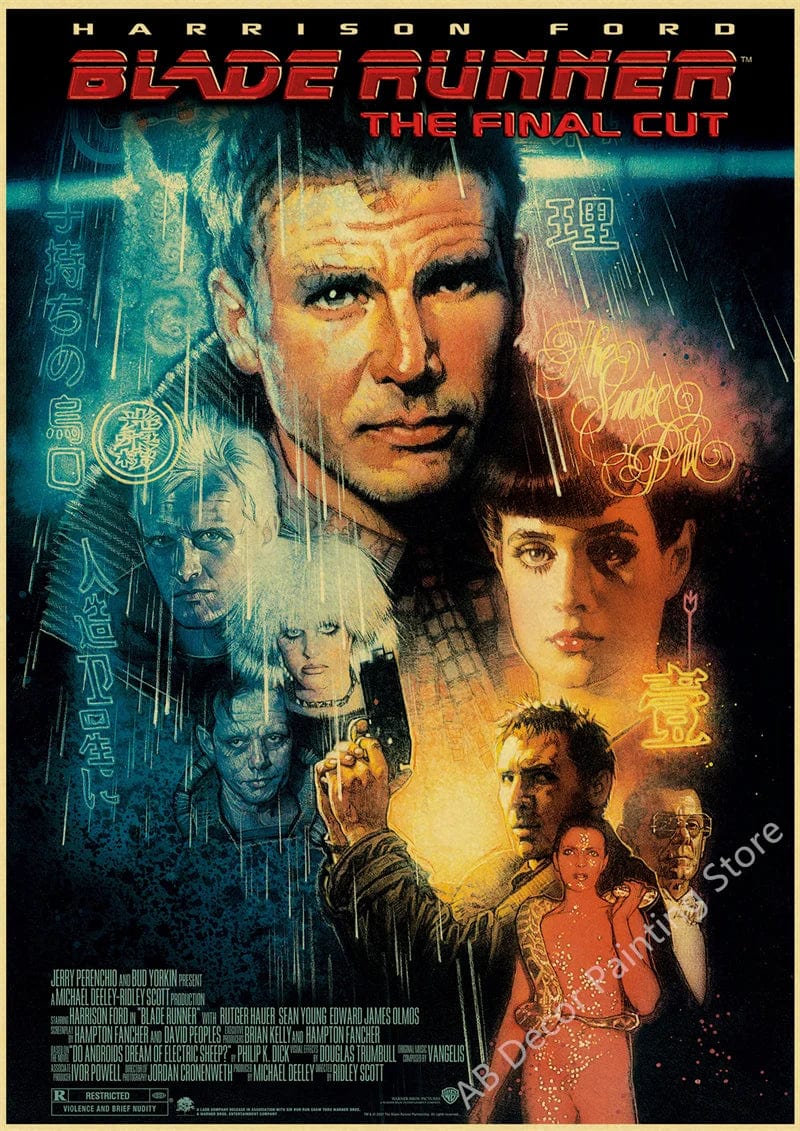 Canvanation 9 / 42cmx30cm Poster Vintage Rétro Classic Film Series