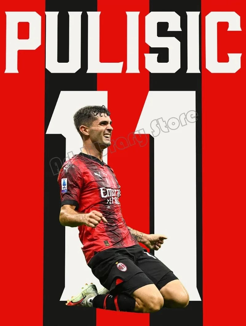 Canvanation 50X70cm / 1 Affiche Football - Numéro De Joueur