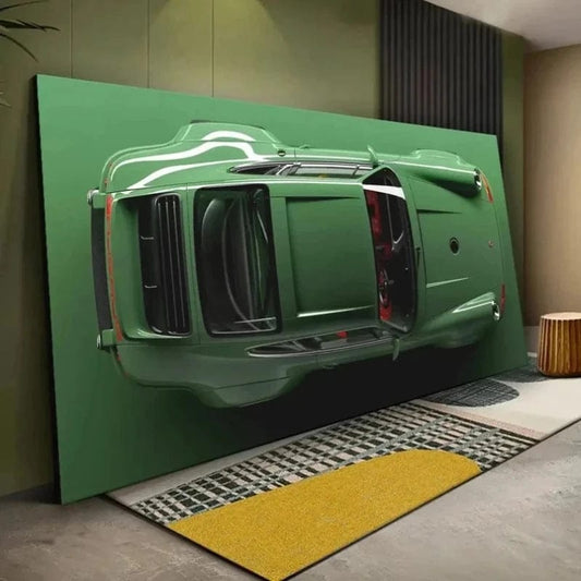 Canvanation Affiche Voiture Porsche Accroché Au Mur