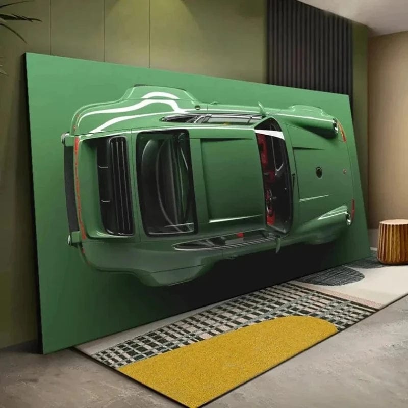 Canvanation Affiche Voiture Porsche Accroché Au Mur