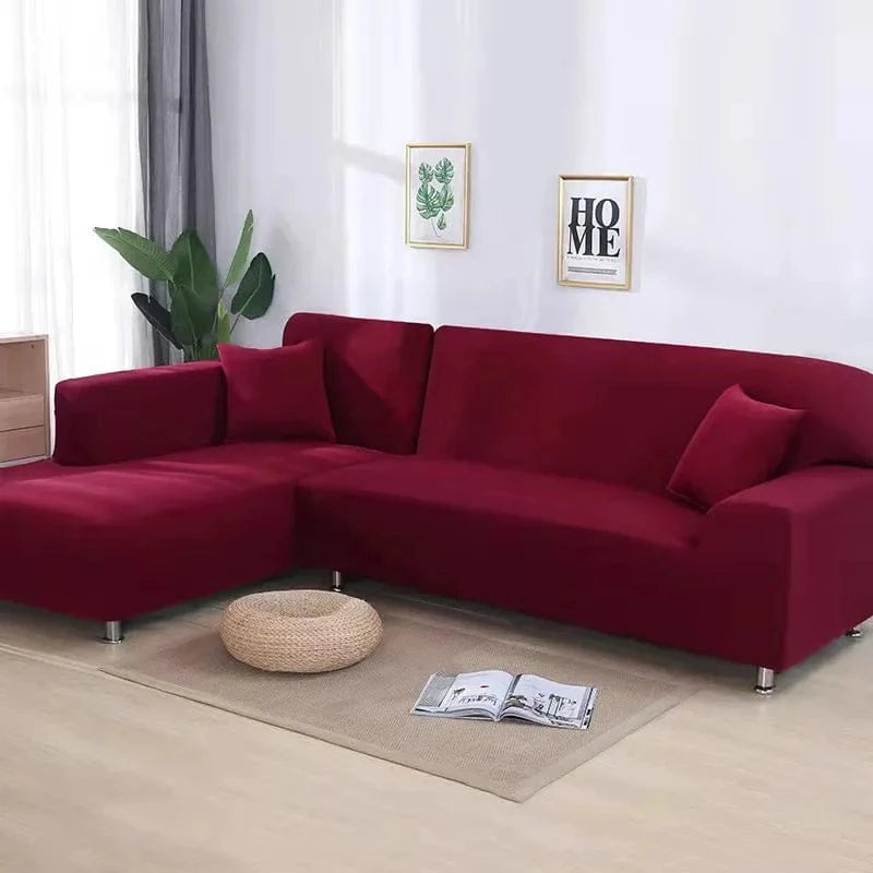 Canvanation Rouge Vin / 1-Places 90-140cm Housse de canapé d'angle