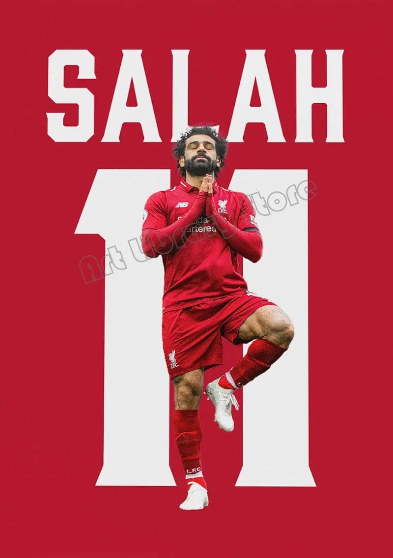 Canvanation 50X70cm / 3 Affiche Football - Numéro De Joueur