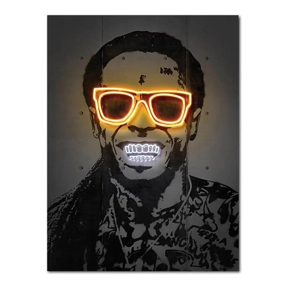Canvanation Style6 / 40X60cm Affiche Neon Rap Pop Art