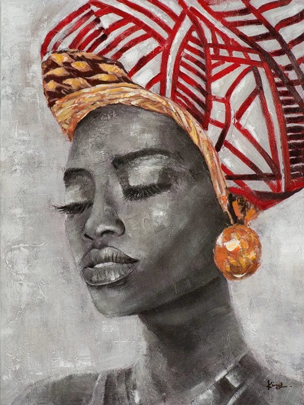 Canvanation PC 20305 / 30x40cm Affiche Portrait Femme Africaine