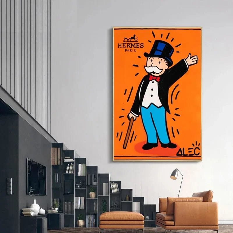 Canvanation Affiche Moderne Monopoly Alec Pop Art