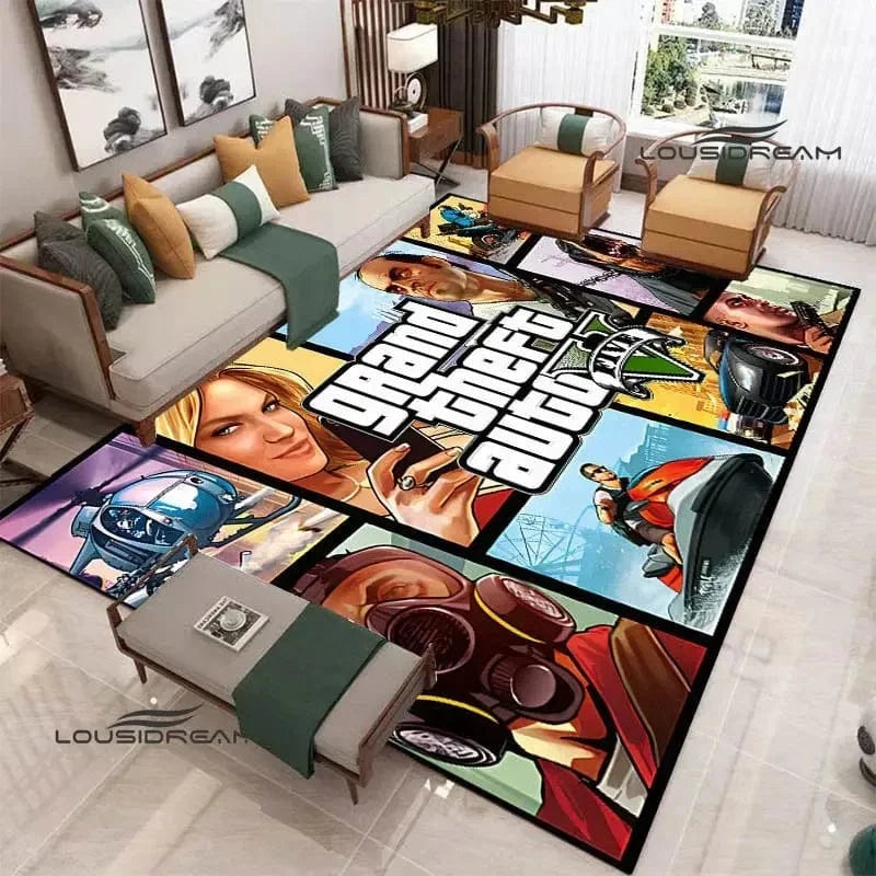 Canvanation 13 / 120x160cm Tapis de Chambre GTA