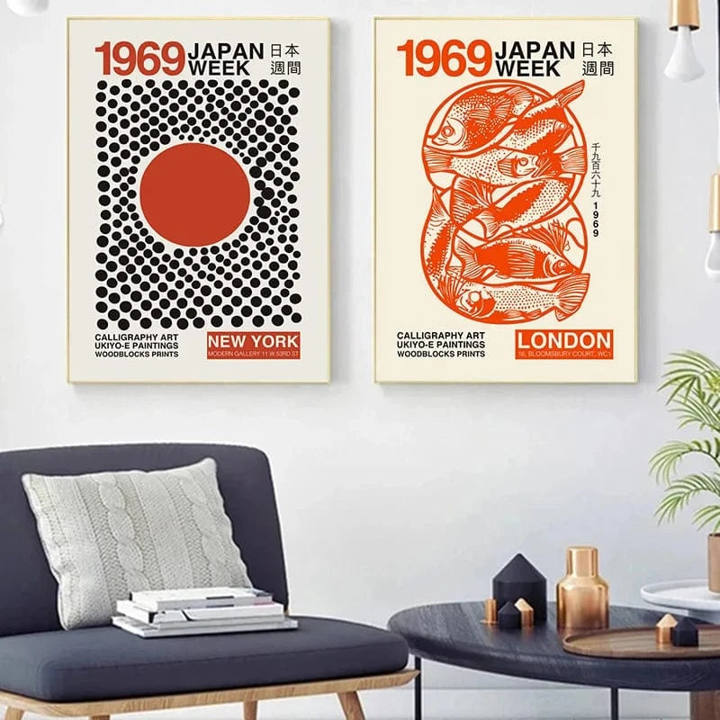 Canvanation Affiche Vintage Culture Japon