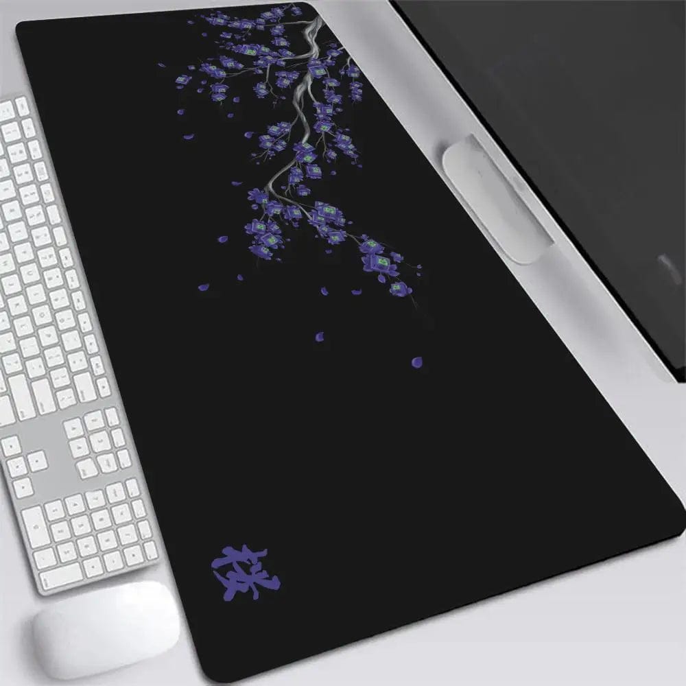 Canvanation BLACK-11 / 900x400x3mm Tapis De Souris - Japon Cerisier