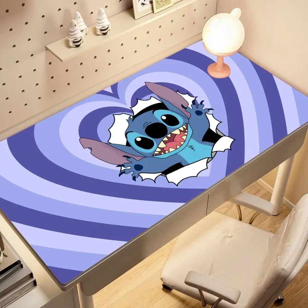 Canvanation BLACK-4 / 900x400x3mm Tapis De Souris - Kawaii Stitch Anime