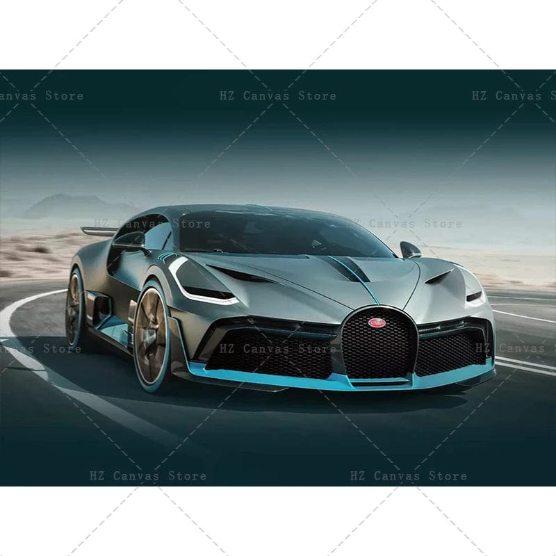 Canvanation 80X120cm / 9 Affiche Voiture De Luxe Bugatti Sport