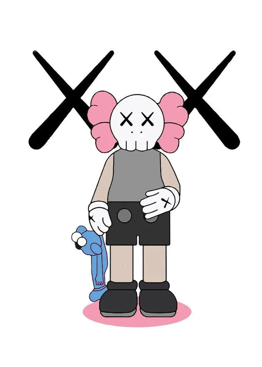 Canvanation 25 / 40X60cm Poster Street Art Kaws Peluche