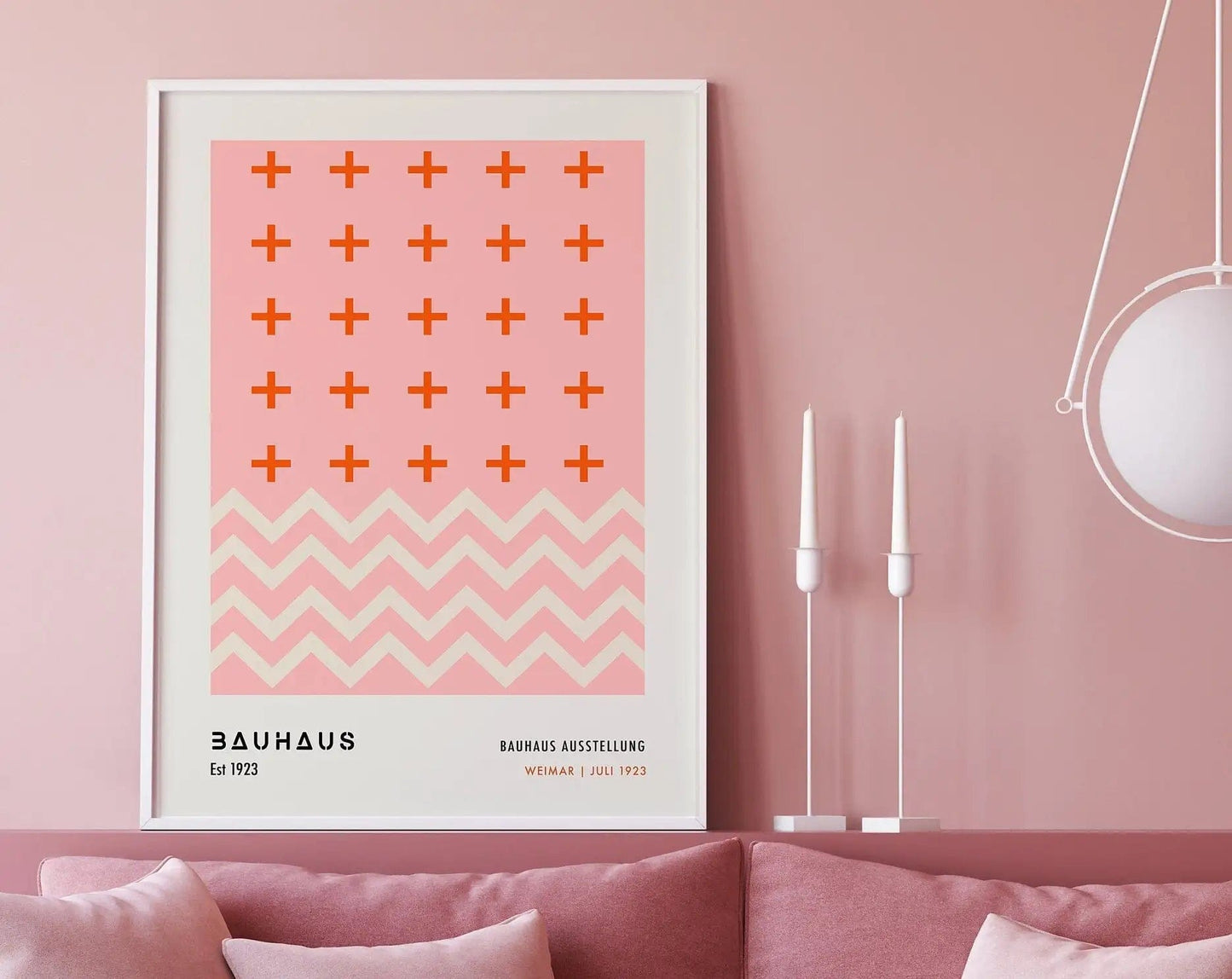Canvanation 17 / 20x30cm Affiche Moderne Salon Bauhaus