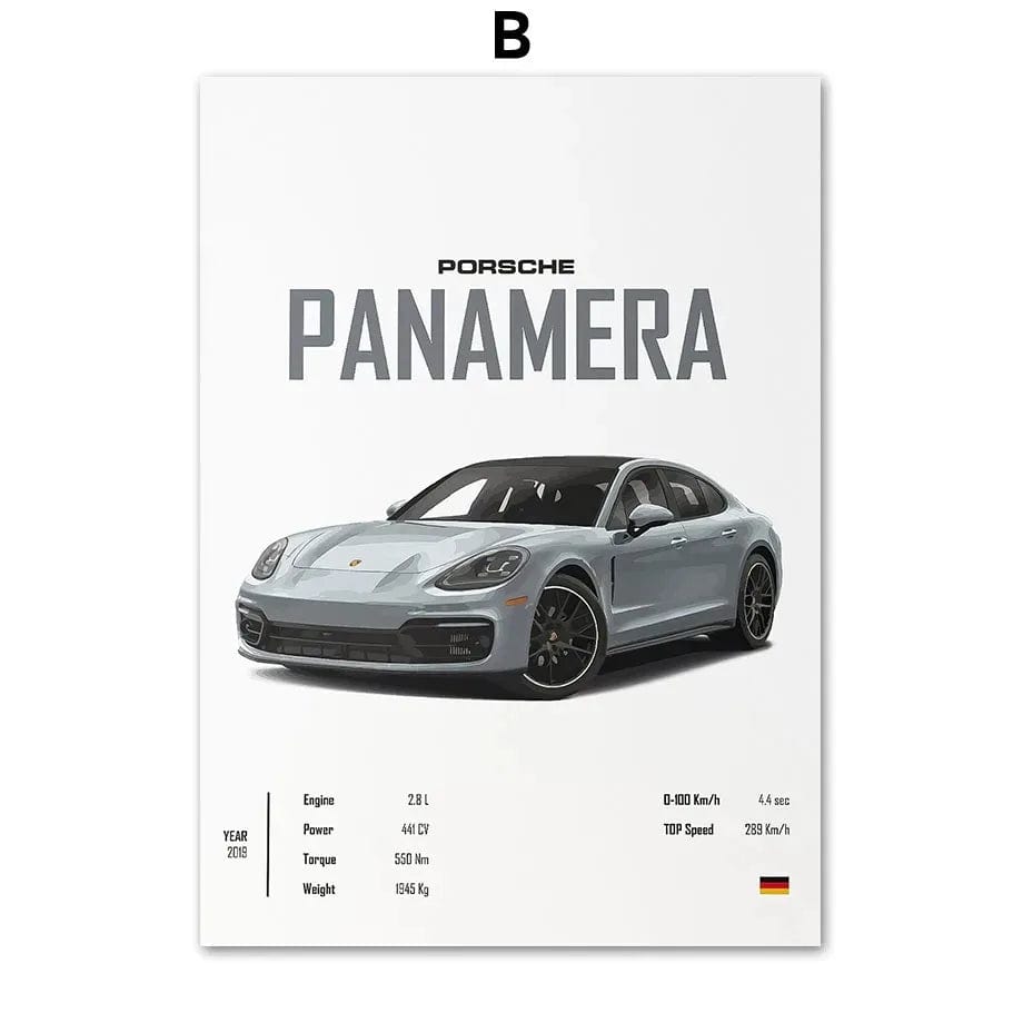Canvanation I / 40x50cm Affiche Voiture De Sport