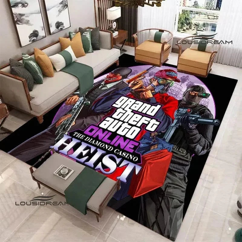 Canvanation 4 / 80x120cm Tapis de Chambre GTA