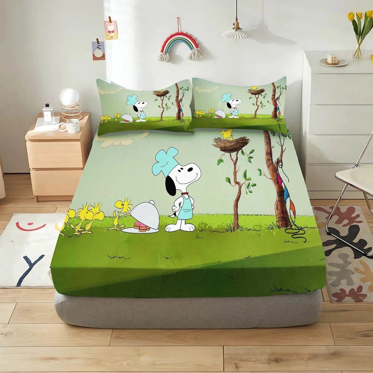 Canvanation 4 / 153x203x30cm Housse De Couette - Snoopy