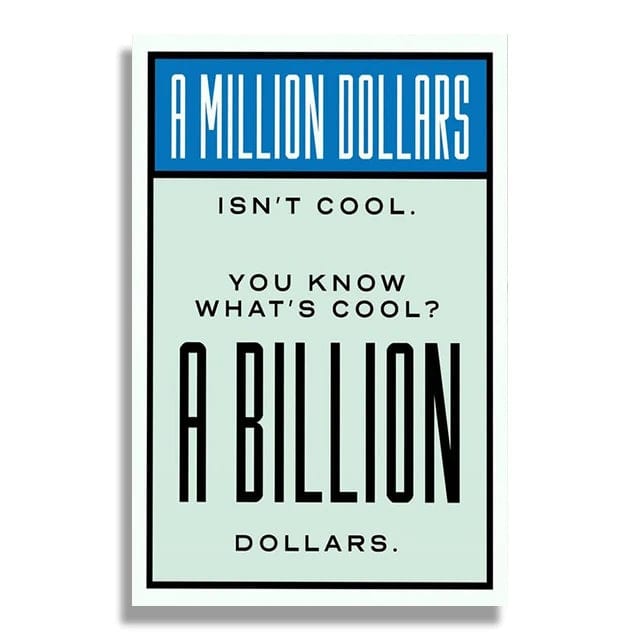 Canvanation SW395 / 60X90cm Affiche Monopoly Citation De Motivation