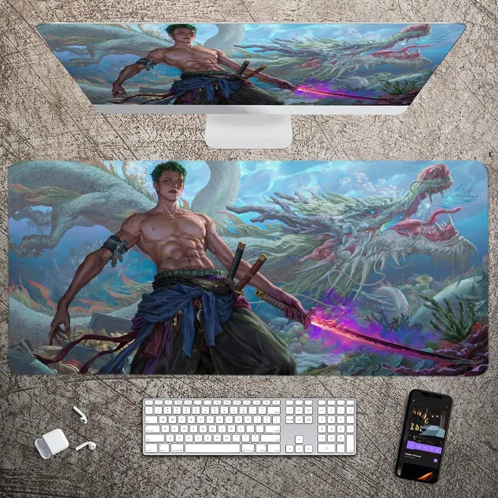 Canvanation z2 / 900x400x5mm Tapis De Souris - Anime Japonais One Piece Luffy Zoro