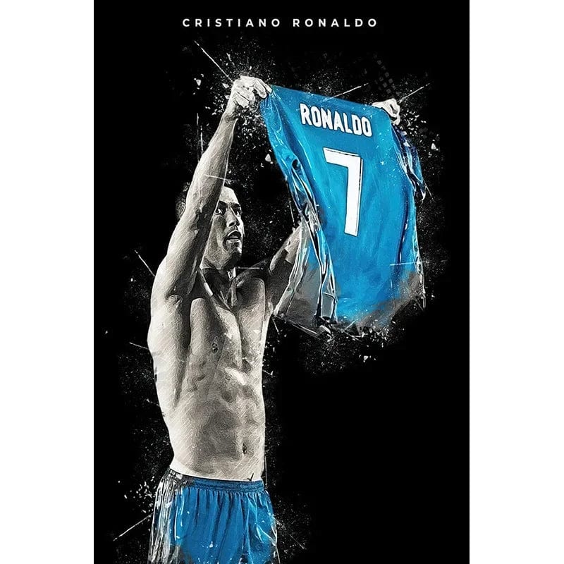 Canvanation B / 50x70 cm Affiche Football CR7