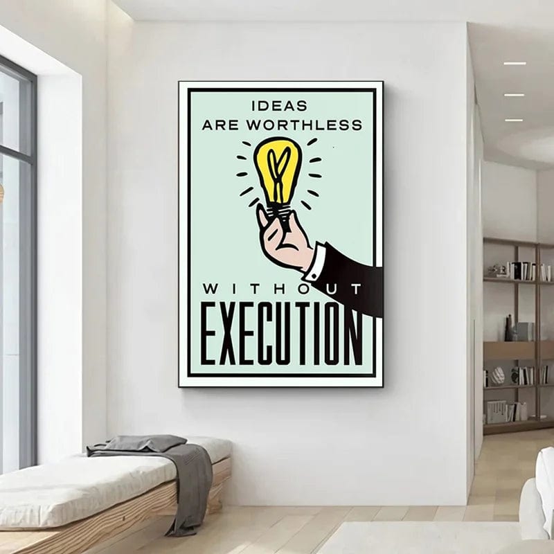 Canvanation Affiche Monopoly Pop Art Citation
