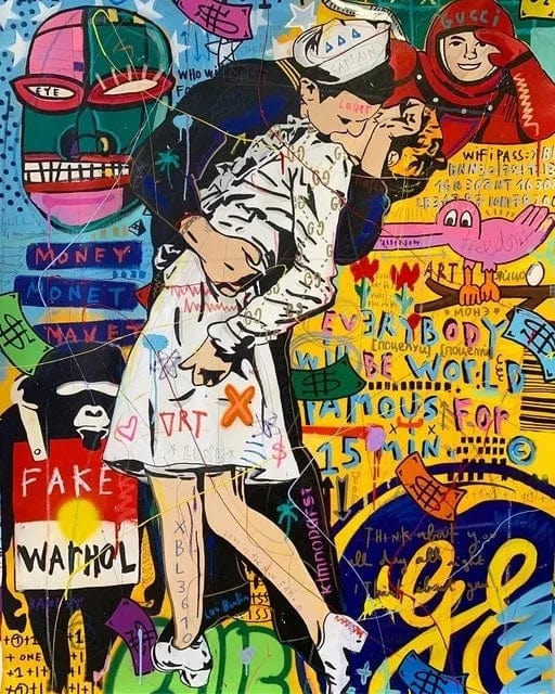 Canvanation D / 30x40cm Affiche Pop Art Graffiti Street Art