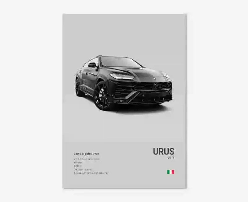 Canvanation 11 / 50x75cm Affiche Voiture Lamborghini Luxe Sto Veneno Urus Aventador SVJ