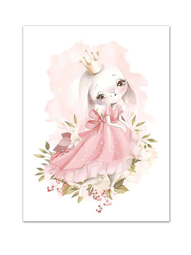 Canvanation Picture 01 / 40x60cm Affiche Prénom Personnalisé Pour Chambre Fille