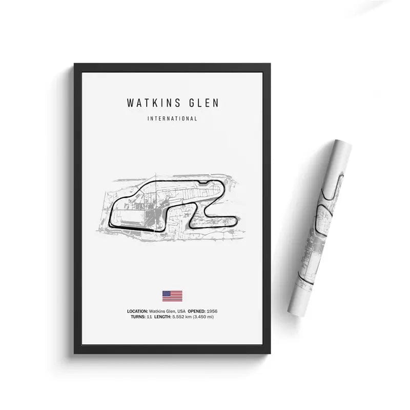 Canvanation 26 / 50x70cm Affiche Circuit Formule 1