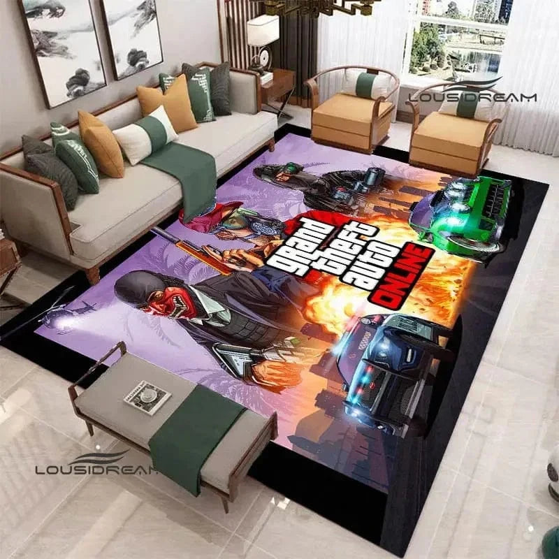Canvanation 3 / 120x160cm Tapis de Chambre GTA