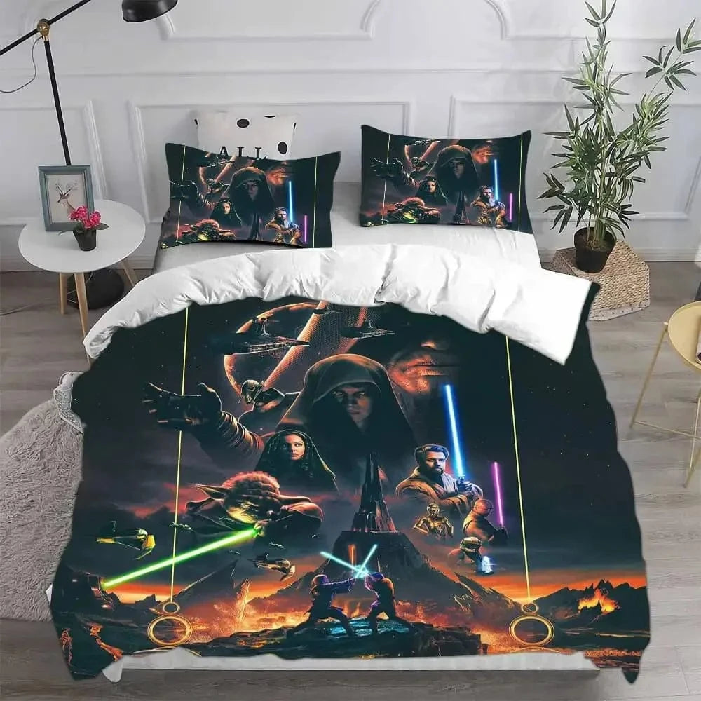 Canvanation G / 228x228cm Housse De Couette - 3D Yoda Darkvador Star