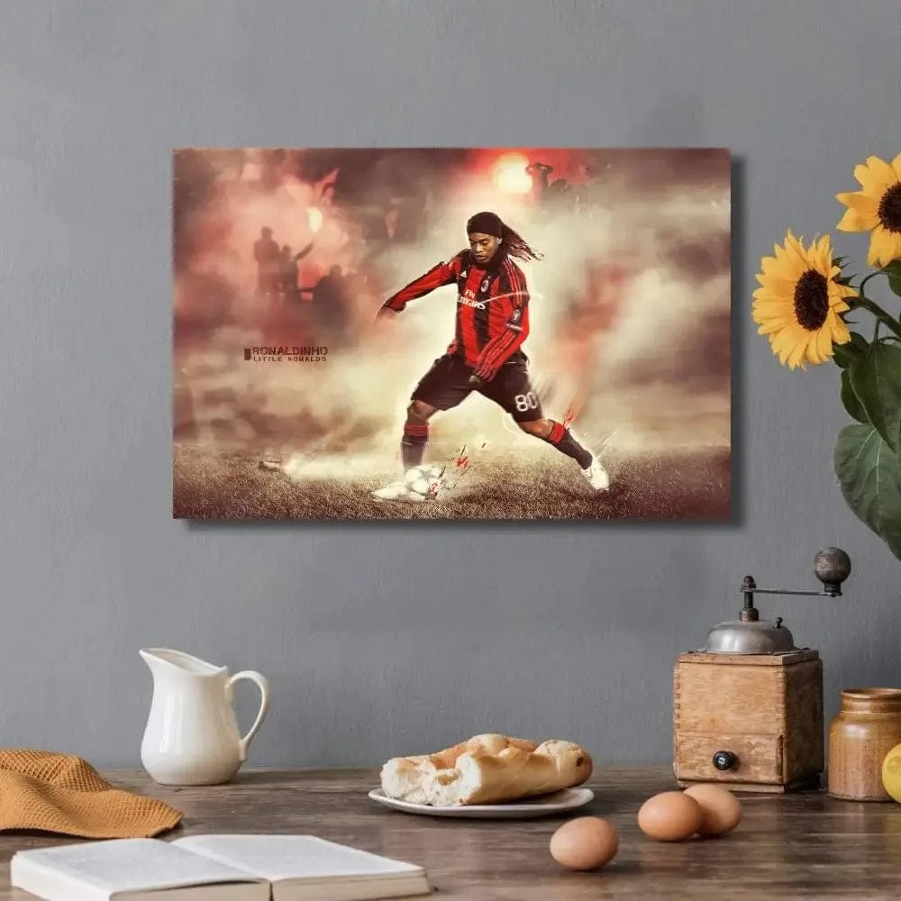 Canvanation 2 / 40x50CM Affiche Football - Ronaldinho