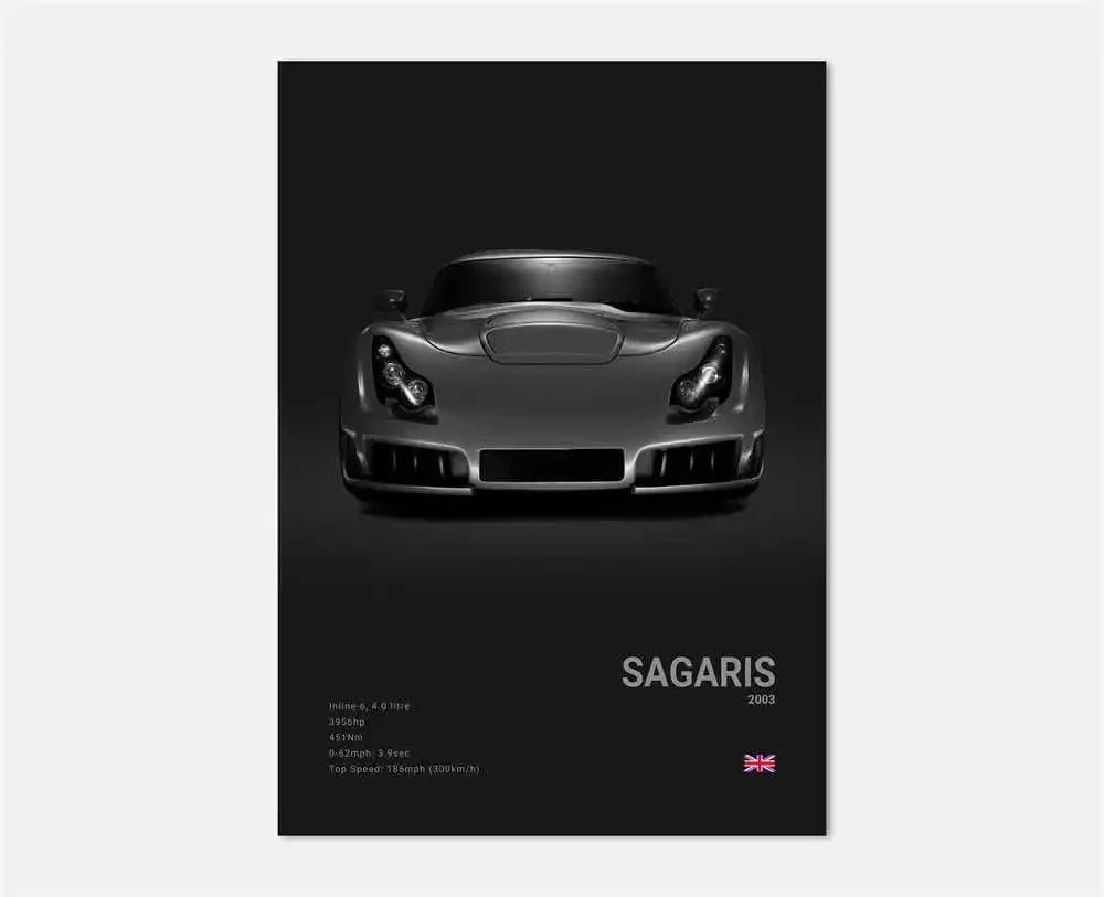 Canvanation 22 / 40x60cm Affiche Voiture De Sport