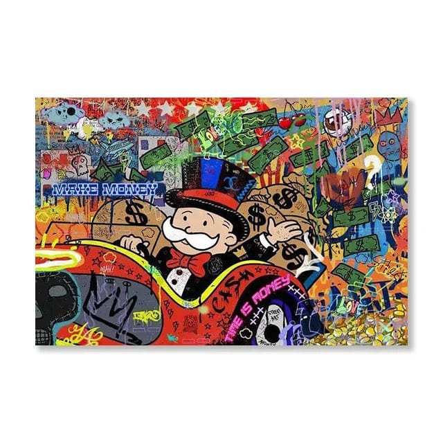 Canvanation 3 / 40x60cm Affiche Moderne Monopoly Alec Pop Art