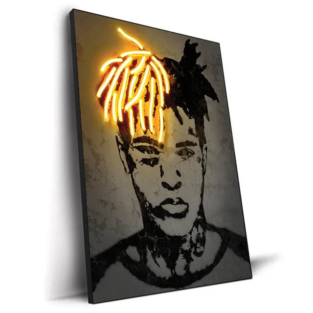 Canvanation R / 20x30cm Affiche Abstrait Neon Rap Star