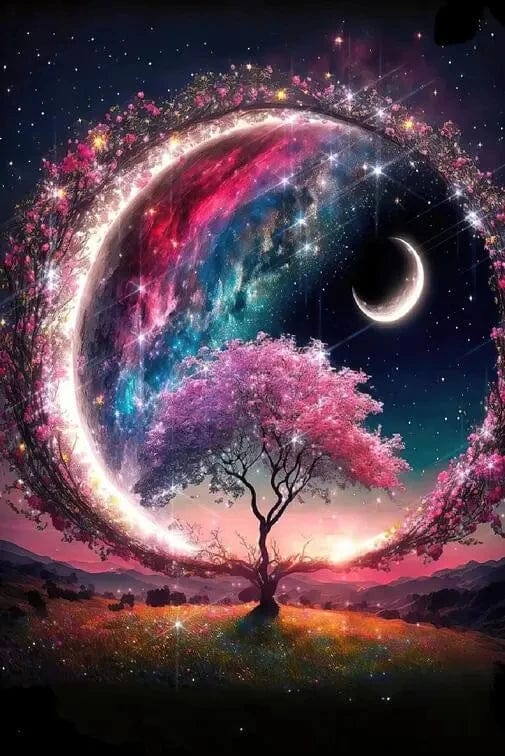Canvanation PF20896 / 50x75cm Sans Cadre Affiche Éclat Végétal : L'Arbre de Vie en Beauté Majestueuse