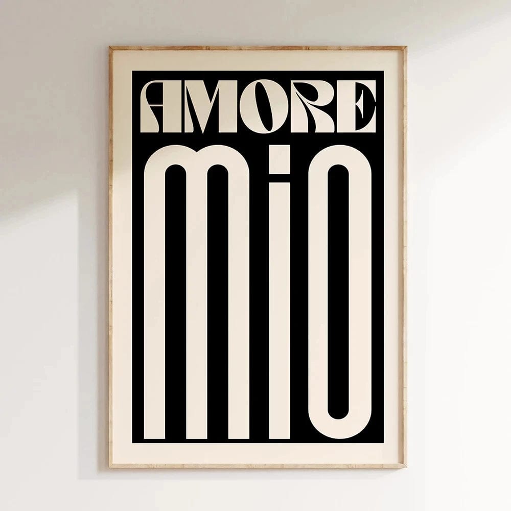 Canvanation 33 / 20x30cm Affiche Citation Ciao Amore Espagnol