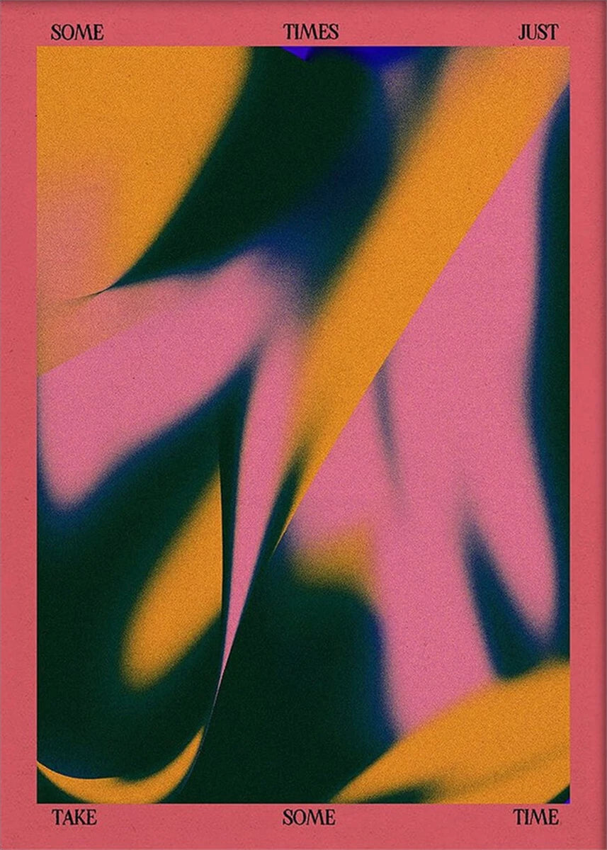 Affiche Abstrait Art Japonais
