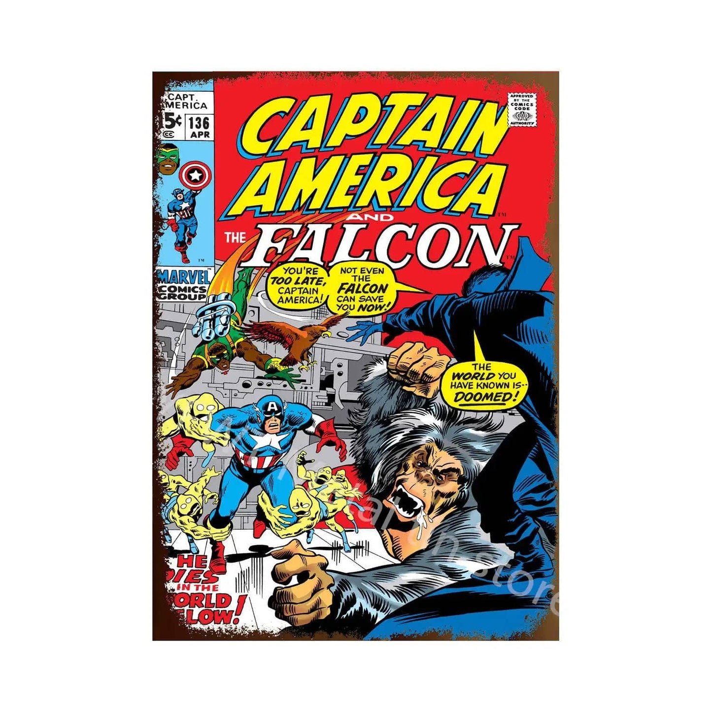 Canvanation JS232-14 / 20x30cm Poster Avengers Vintage