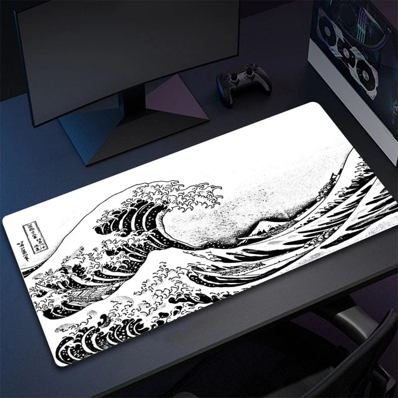 Canvanation A3363 / 900x400x2mm Tapis De Souris - Paysage Vague Japonaise