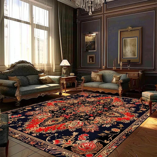 Canvanation BS034-Flannel-8 / 200x400cm 78.7x157in Tapis Berbère rectangulaire – Flanelle douce & antidérapante