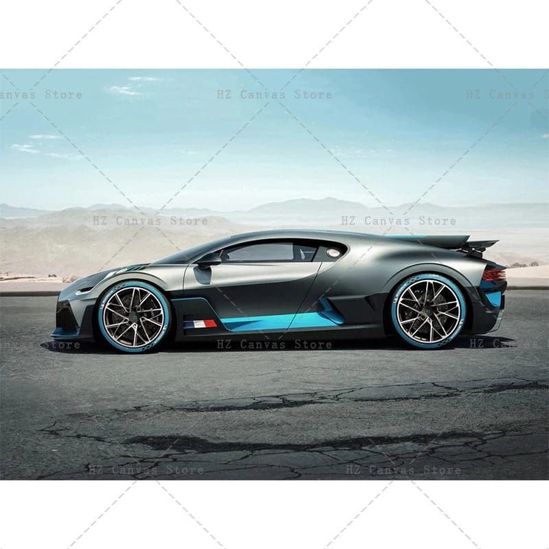 Canvanation 80X120cm / 11 Affiche Voiture De Luxe Bugatti Sport