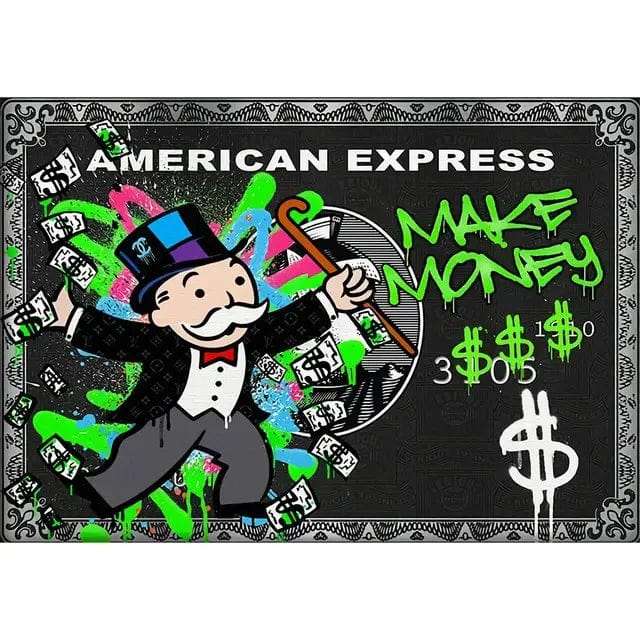 Canvanation 18 / 50x70cm Affiche Moderne Monopoly Alec Pop Art