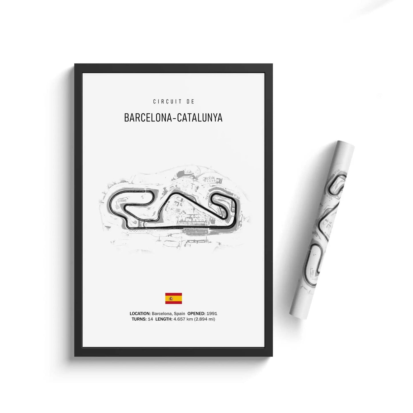 Canvanation 32 / 30x40cm Affiche Circuit Formule 1