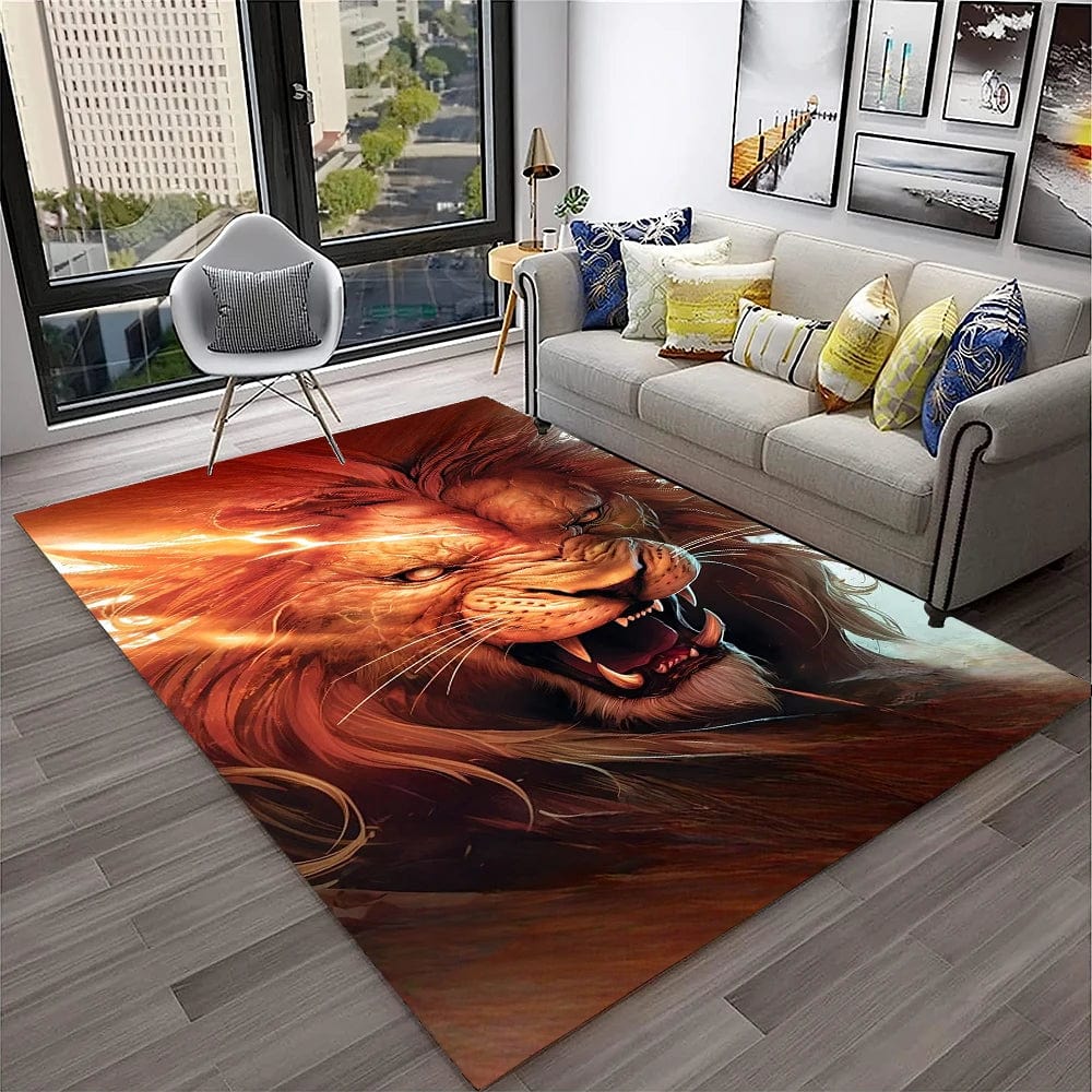 Canvanation 24 / 100x150cm Tapis De Chambre - 3D Dream Lion Animal