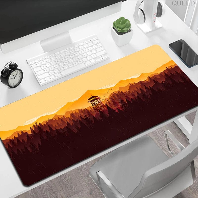 Canvanation C307 / 400x900x2mm Tapis De Souris -  Arbres Forêt  Paysage Coloré
