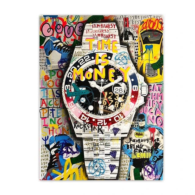 Canvanation 5 / 20x30cm Affiche Montre De Luxe Pop Art