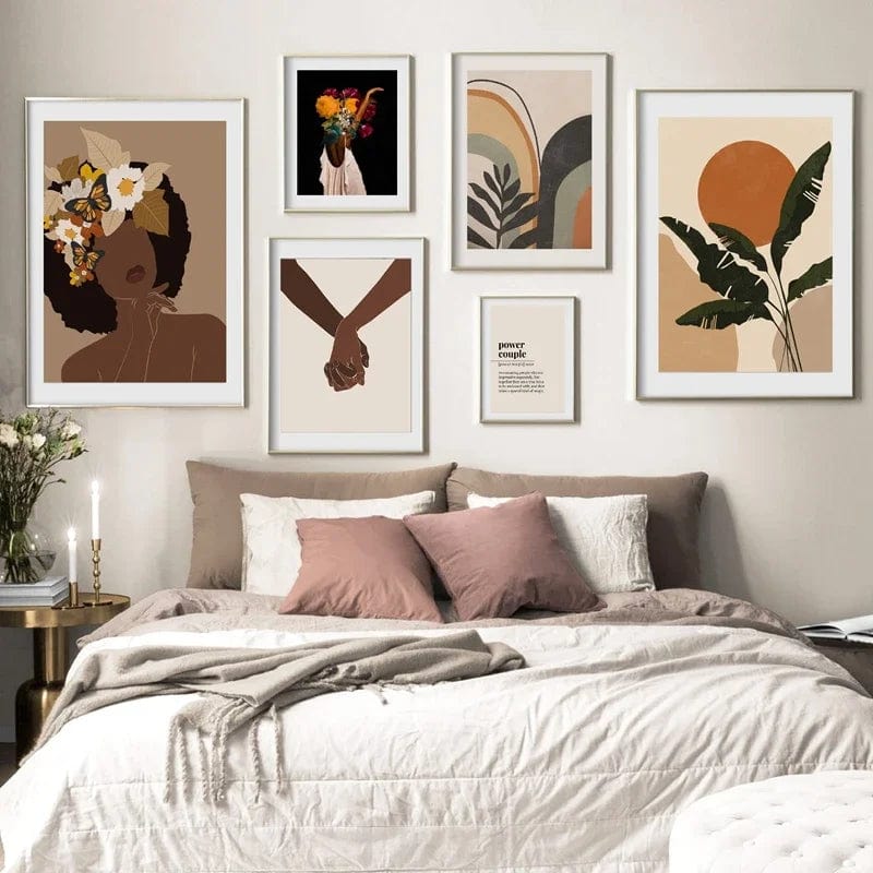 Canvanation Affiche Minimaliste Femme Africaine